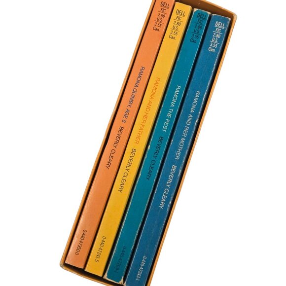 Meet Ramona Quimby Boxed Set Beverly Clear 4 Paperback Books Dell Yearling VTG - Picture 11 of 16